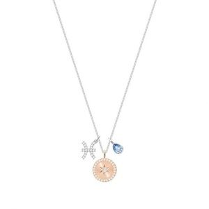 NWT Swarovski Pisces silver/crystal necklace